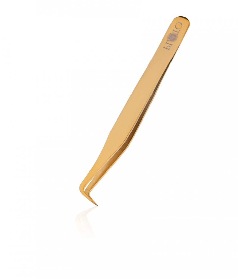 Pęseta do rzęs Smart Slim 120 Gold