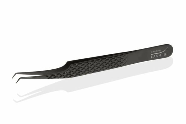 Pęseta do rzęs Diamond Mini L | Black