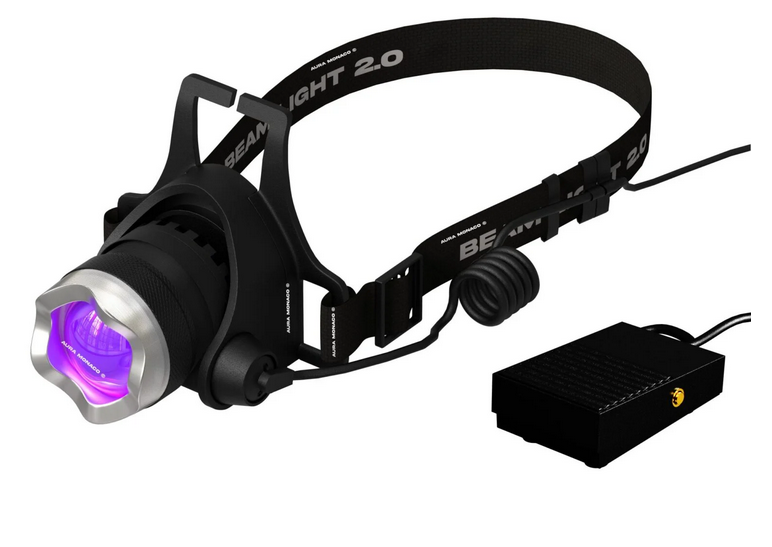 Lampa czołówka Beam Light 2.0 UV Aura Monaco