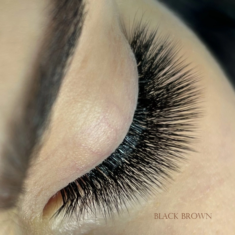 Paleta rzęs Rarity BROWN MIX 6-13