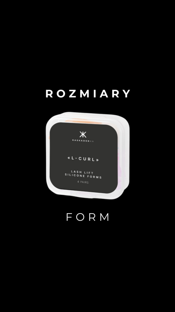 L-CURL» Kaskaderka formy silikonowe do laminacji rzęs 4 pary