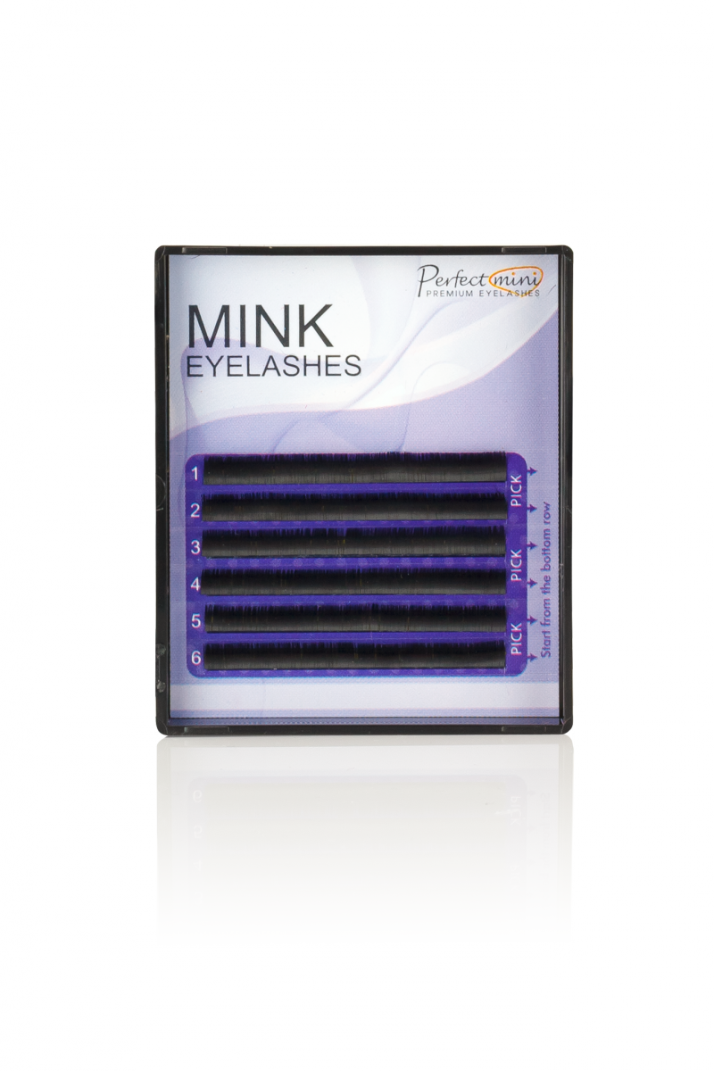 MINI Paleta Rzęs C 0,10 PREMIUM Mink