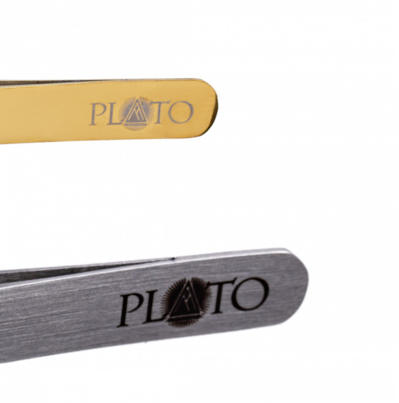 Pęseta do brwi profesjonalna Needle Silver