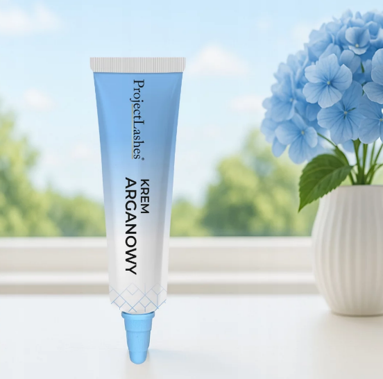 Krem arganowy Project Lashes 15 ml odżywiająca regeneracja brwi i rzęs