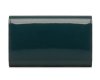 Zielona morska torebka wizytowa kopertówka Solome S3 lakier tył