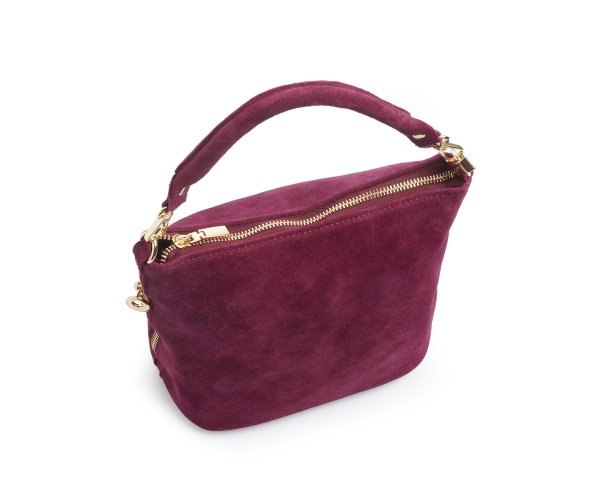 Damska skórzana torebka wizytowa listonoszka Solome Diola filetowa skos