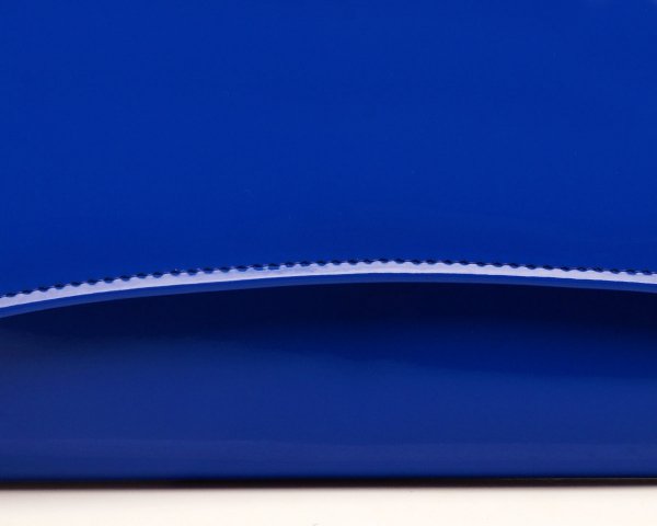 Kobaltowa torebka wizytowa kopertówka Solome S3 lakier detal