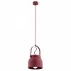 Duża Lampa Wisząca Loft Czerwona LOGAN 8282 ARGON