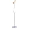 Designerska Lampa Stojąva Chrom Szklane Klosze AERITH 76123 ENDON