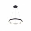 Nowoczesna Lampa Wisząca LED Czarny Okrąg VICO PND-53675-058RPC-BK-3KS4K-TRDIMM ITALUX