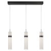 Designerska lampa wisząca grafitowa nowoczesna art deco glamour AMBIENTE LED CCT LP-1510/3L GR Light Prestige