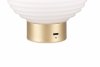Dekoracyjna Lampka Stołowa LED W Kolorze Mosiądz Szklany Klosz EARL R57771101 RL