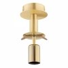 Lampa szklana plafon kula ryflowana szary lister kinkiet duża glamour złoty PALOMA 8518 Argon
