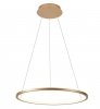 Nowoczesna Lampa Wisząca LED Złoty Okrąg VINOLA PND-56135B-080RPC-GD-3KS4K-TRDIMM ITALUX