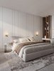 Nowoczesny Kinkiet Ścienny Glamour Szklany Klosz OROYA LE44339 LUCES EXCLUSIVAS