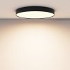 Lampa sufitowa LED nowoczesna aluminium czarna ZON MAYTONI C032CL-45W3K-RD-B