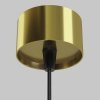 Lampa wisząca minimalistyczna LED aluminium mosiądz nad stół do jadalni do salonu Focus LED Maytoni P072PL-L12W3K-BS
