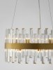 Kryształowa Lampa Wisząca Żyrandol Glamour w Kolorze Złotym LUCES ESCLUSIVAS CHOLULA LE42908