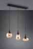 Dekoracyjna Lampa Wisząca Czarna Szklane Kosze LUMINA 317000313 TRIO