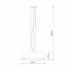 Nowoczesna Lampa Sufitowa SATELLITE M UMBRA GRAY Zwis 11232 Nowodvorski Lighting