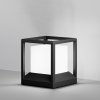 Nowoczesne oświetlenie zewnętrzne lampy stojące kwadrat grafit aluminium Trim MAYTONI O455FL-01GF 
