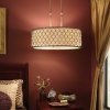 Kryształowa Lampa wisząca Feiss Lucia FE-LUCIA-P-A lampa salonowa, do sypialni/ Oksydowany srebrny Glamour