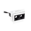 Oprawa wpustowa do skompletowania minimalistyczna prostokąt biała metalowa Modular H180.06 MAXLIGHT 