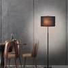 Klasyczna Lampa Stojąca Czarna Drewniane Elementy FOGO LP-0304/2F BK LIGHT PRESTIGE