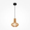 Lampa wisząca designerska rustykalna brązowa nad stół do jadalni do salonu ozdobna regulacja wysokości Roots MAYTONI MOD193PL-01W