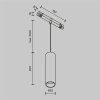 Lampa Szynoprzewodowa Mosiądz Tuba Wisząca Magnetyczny FOCUS EXILITY TR041-4-12W3K-M-DS-BBS MAYTONI