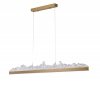 Dekoracyjna lampa wisząca listwa LED designerska MONTANA LONG ST-6490P/L Step Into Design salonowa nad stół