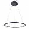 Nowoczesna Lampa Wisząca LED Czarny Okrąg VINOLA PND-56135B-100RPC-BK-3KS4K-TRDIMM ITALUX