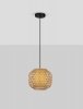 Pleciona naturalna lampa wisząca ratan REQUENA LE44862 Luces Exlusivas