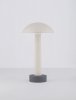Lampa zewnętrzna do ogrodu stojąca LED biała wykonana z cementu minimalistyczna nowoczesna niska IP65 Luces Exclusivas
