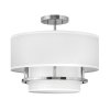 Lampa wisząca Graham Hinkley HK-GRAHAM-M-PN Polerowany nikiel w stylu Art Deco