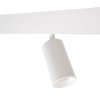 Reflektor do szynoprzewodu magnetycznego LED biała tuba minimalistyczna nowoczesna regulowana On-Off M0031N MAXLIGHT