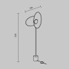 Designerska lampa podłogowa Evolution Maytoni MOD396FL-L10W3K salonowa nowoczesna 