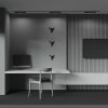 Ścieżka świetlna lampa szynowa LED prostokątna aluminium czarna Points MAYTONI TR010-1-10W3K-M-B-DE