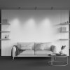 Lampa sufitowa lampa wbudowana tuba regulowana aluminium mosiądz Calipso MAYTONI C110CL-01-GU10-BS