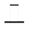 Minimalistyczna nowoczesna lampa wisząca LED listwa metalowa czarna regulacja wysokości Step MAYTONI P010PL-L23B4K