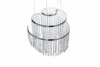 Kryształowy Dekoracyjny Żyrandol LED W Kolorze Chrom POMP R37341106 RL