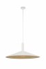 Lampa wisząca zwis pojedynczy talerz Capri M Sigma 41015 biały-złoty nad stół nad wyspę