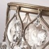 Kryształowy Kinkiet Lucia Feiss FE-LUCIA1 lampa salonowa, do sypialni/ Oksydowany srebrny Glamour 
