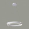 Biała Nowoczesna Okrągła Lampa Wisząca Dwustronna LED BRASCO UP DOWN PND-56215D-080RPC-WH-3KS4K-TRDIMM ITALUX