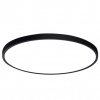 Nowoczesny Okrągły Plafon Sufitowy Czarny LED ALATA PLF-72836-230R-18W-BL ITALUX