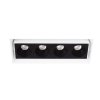 Oprawa wpustowa do skompletowania minimalistyczna prostokąt biała metalowa Modular H180.08 MAXLIGHT 