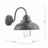 Ogrodowy Kinkiet Ścienny Vintage Szary Klosz DYNAMO DYN0737 DAR LIGHTING