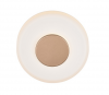 Minimalistyczny szklany kinkiet LED nowoczesny kolor coffee CELESTE 254910165 TRIO