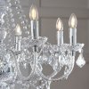 Żyrandol Świecznikowy Glamour Przezroczysty CLARENCE 8LT 308-8CL ENDON