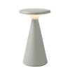 Nowoczesna lampa stołowa LED szara plastikowa designerska nowoczesna możliwość ściemniania Funghi T0064 MAXLIGHT
